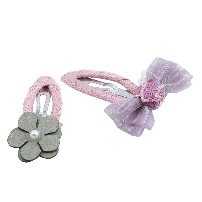 Заколки для волос с цветами и звездами 1 пара|Шпильки заколки волос| |