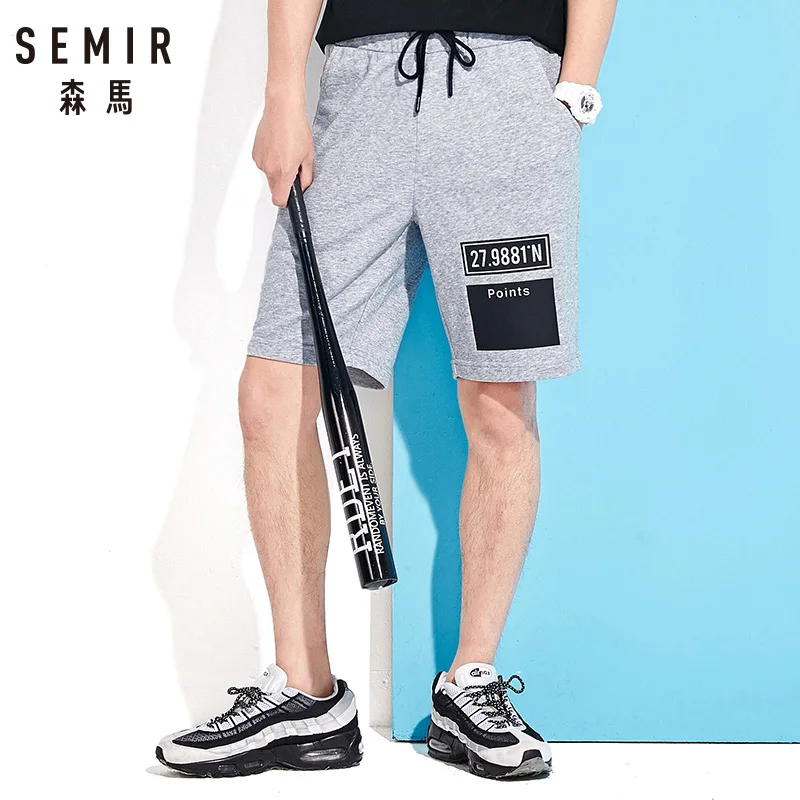 SEMIR повседневные штаны мужские летние спортивные шорты с пятыми точками прямые