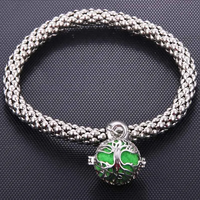 Браслет цепочка Древо жизни креативный браслет с эфирным маслом и диффузией