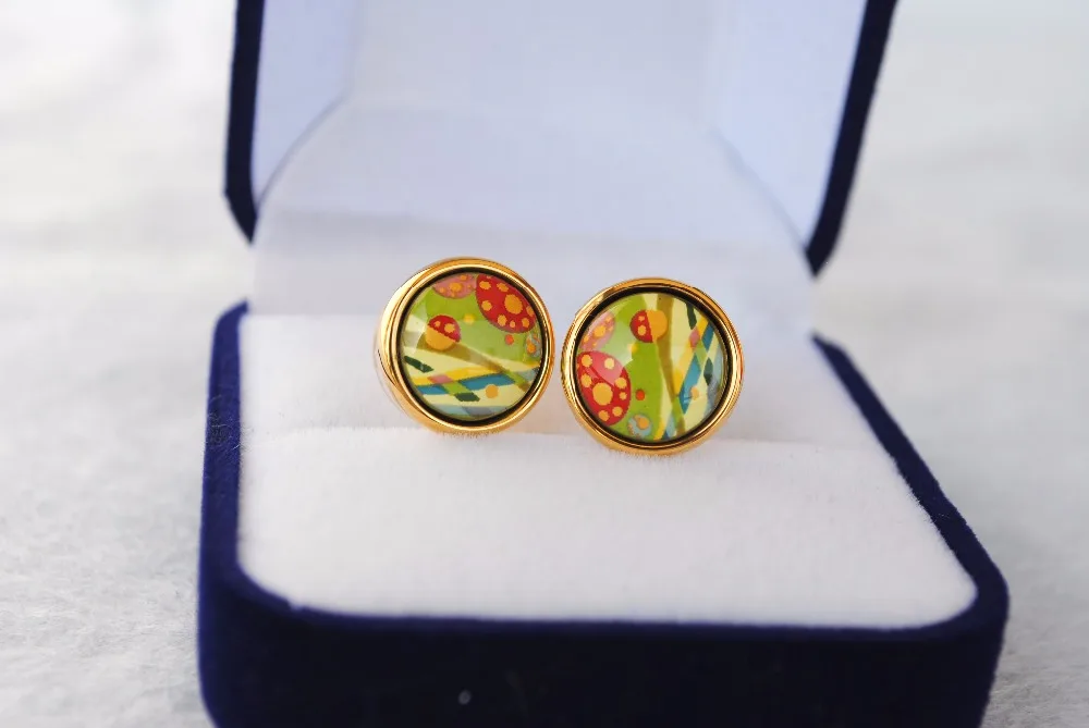 

Cloisonne hand-painted enamel color European and American fashion jewelry