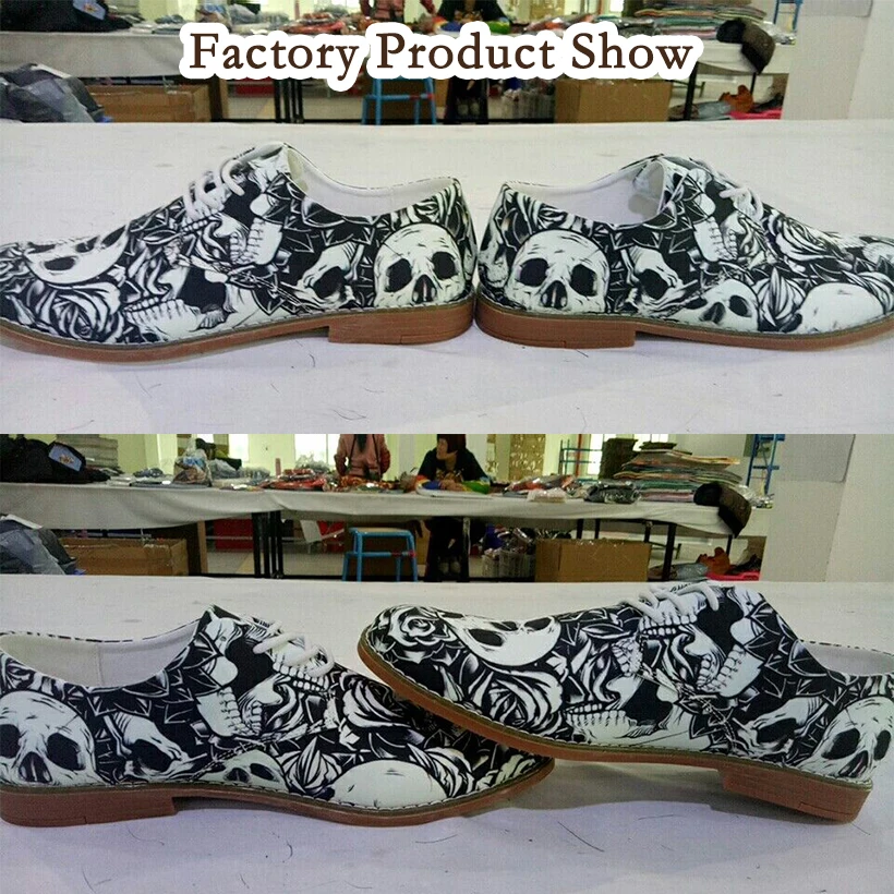 

Noisydesigns Casual Oxfords Shoes Men Colorful Geometric Pattern Print Leather PU Business Dress Shoe Lace Up Loafers Leisure
