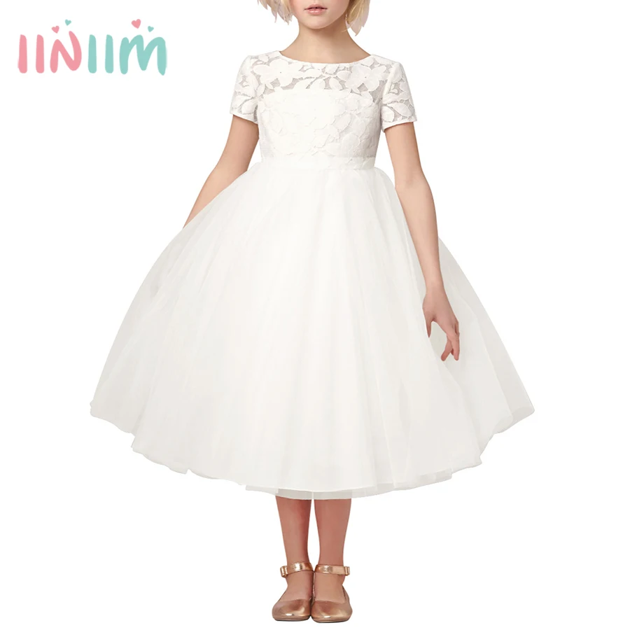 Iiniim/платье с цветочным рисунком для девочек Vestidos/праздничное платье принцессы