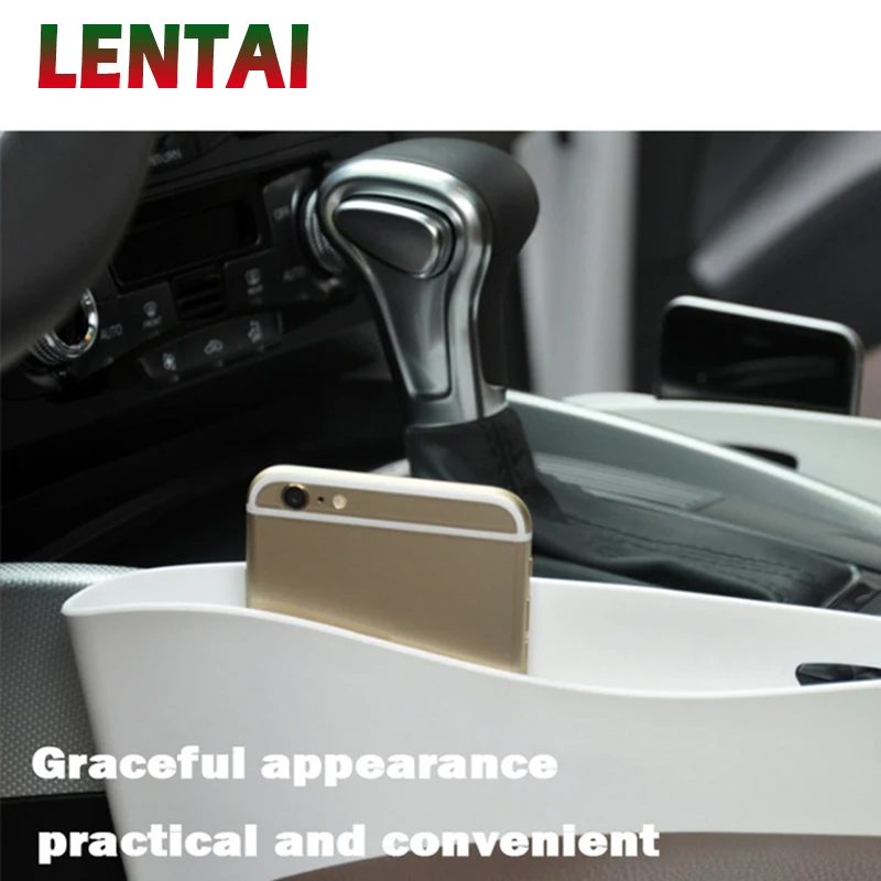 

LENTAI NEW 1PC Car Storage Box Seat side & back For Honda Civic Accord Fit Subaru Impreza Forester XV Nissan Qashqai Juke Tiida