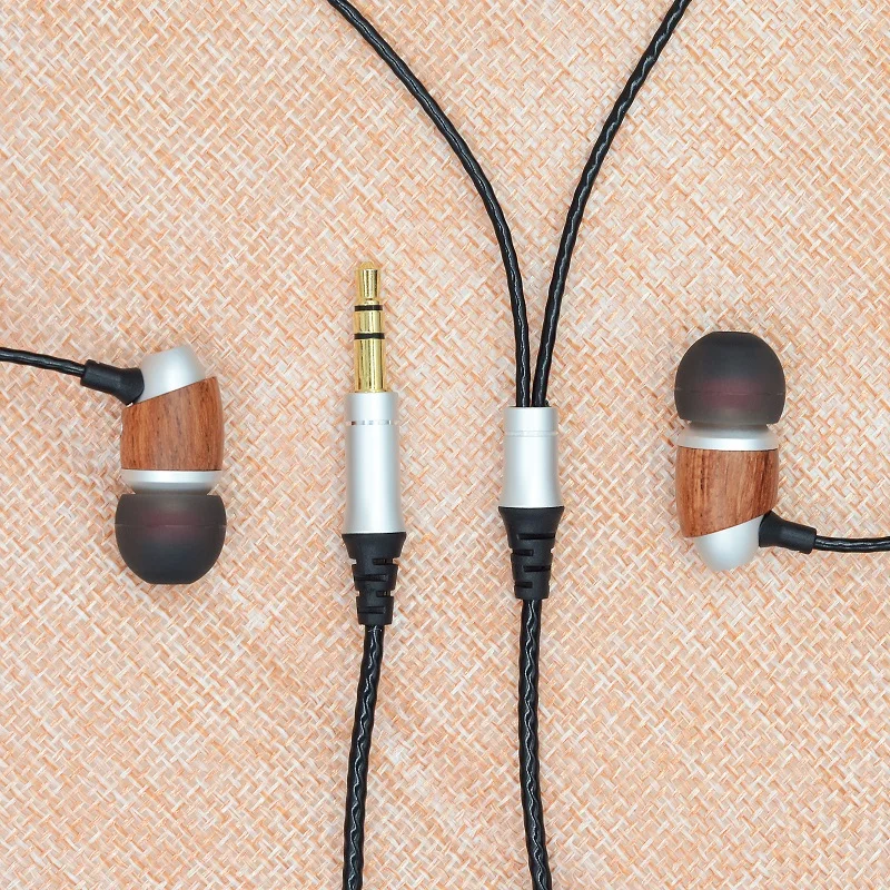 2017 hzsound M001 новейшая HiFi Наушники древесины наушники высокого качества стерео Pro