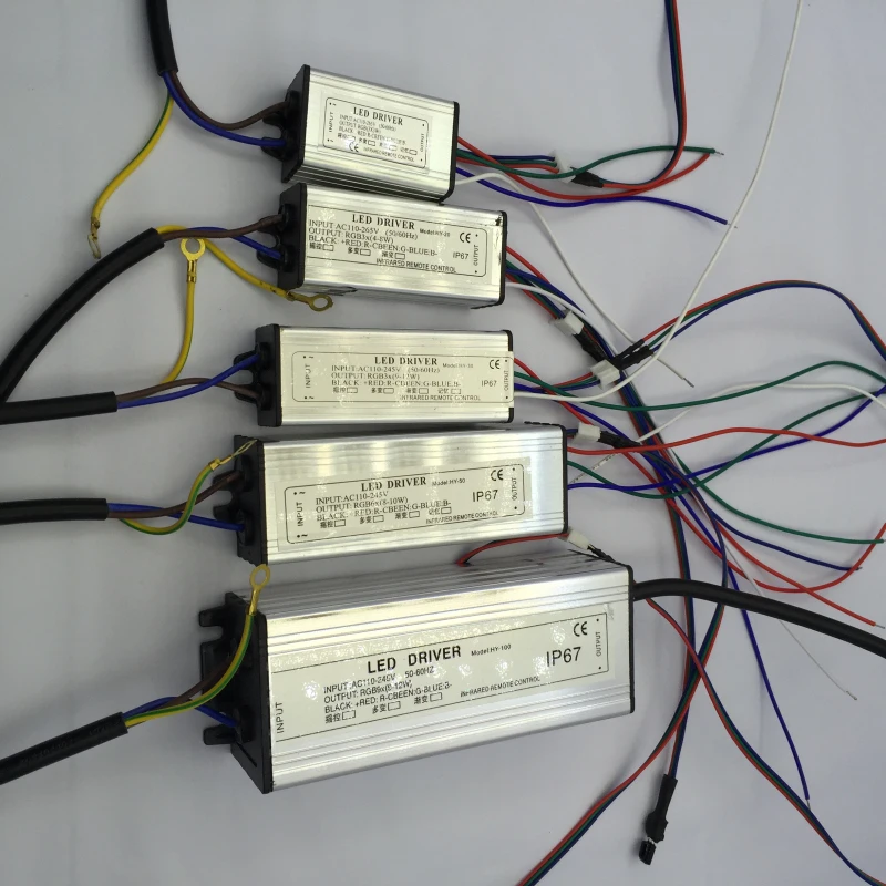 Светодиодный контроллер мощности для 10 Вт 20 30 50 RGB светодиодный интегрированного
