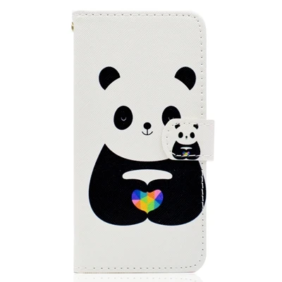 Чехол для huawei P, умный чехол с милой пандой, кошкой, совой, кожаный флип-кошелек, чехол для телефона s для huawei P, умный чехол Etui Capinha Huawey - Цвет: I
