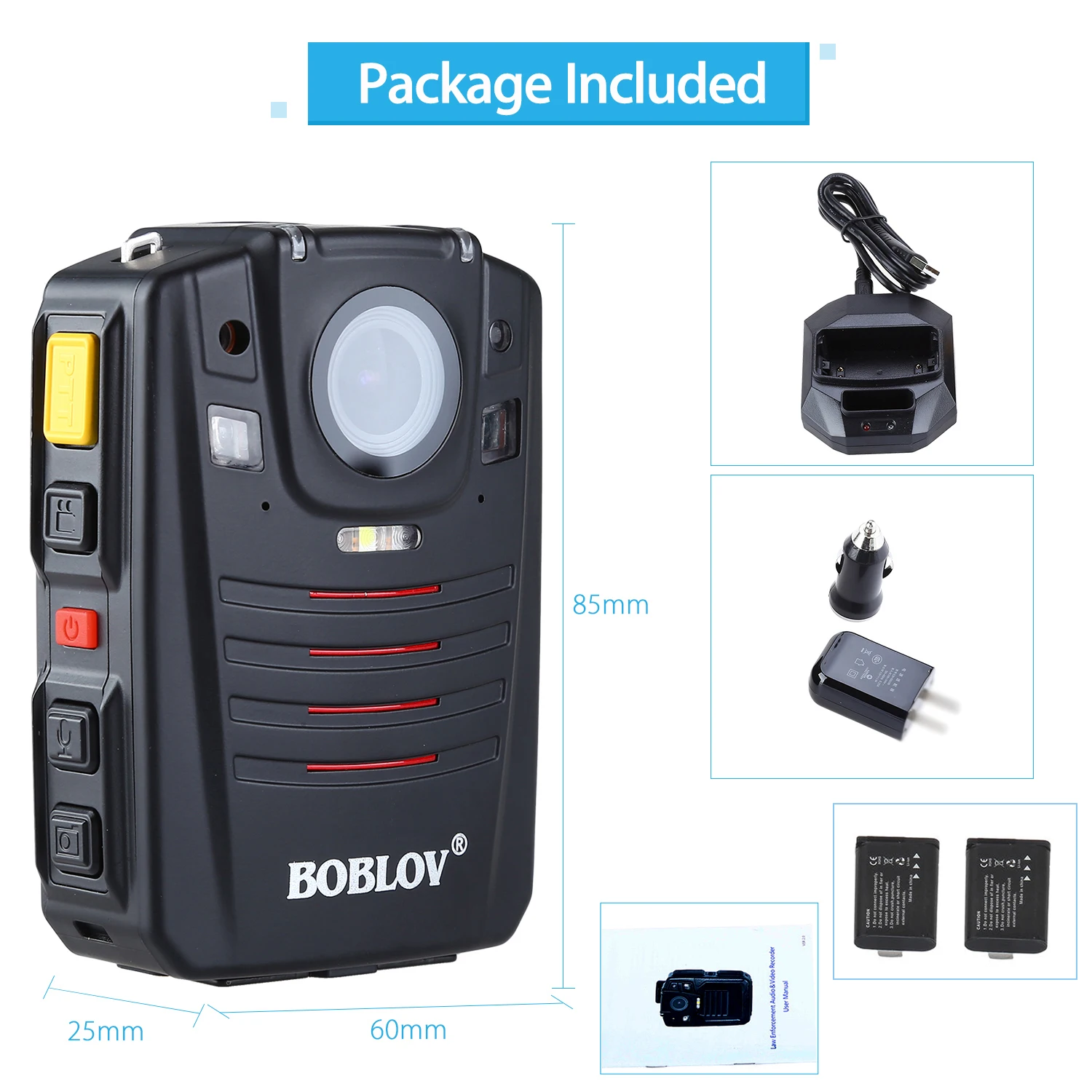 BOBLOV HD66-07, gps, 4G, полицейская видеокамера, для силовых систем, DVR, 32 ГБ, 170 градусов, широкий угол обзора, видеорегистратор, Линчеватель