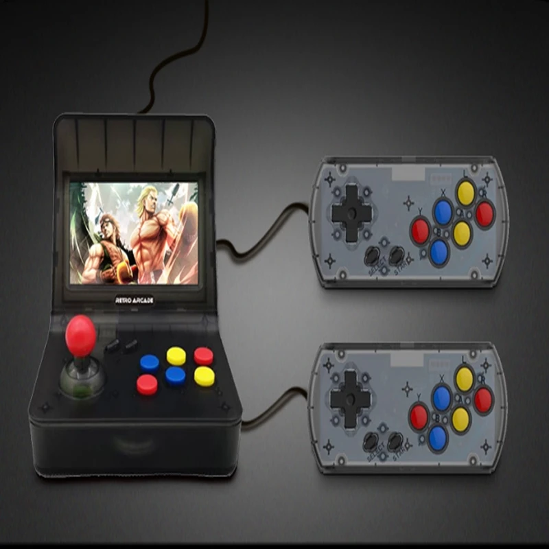 RS 07 мини игровая консоль 4,3 дюймов Встроенный 3000 игры Ручной игровой консоли 18650 2200 мАч поддерживает TF карты до 32 г