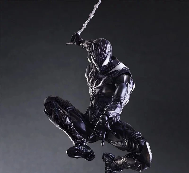 Play Arts Spider Blue Ver Venom PA Secret Wars Peter Parker 27 см ПВХ экшн-фигурка Kai Figure | Игрушки и хобби