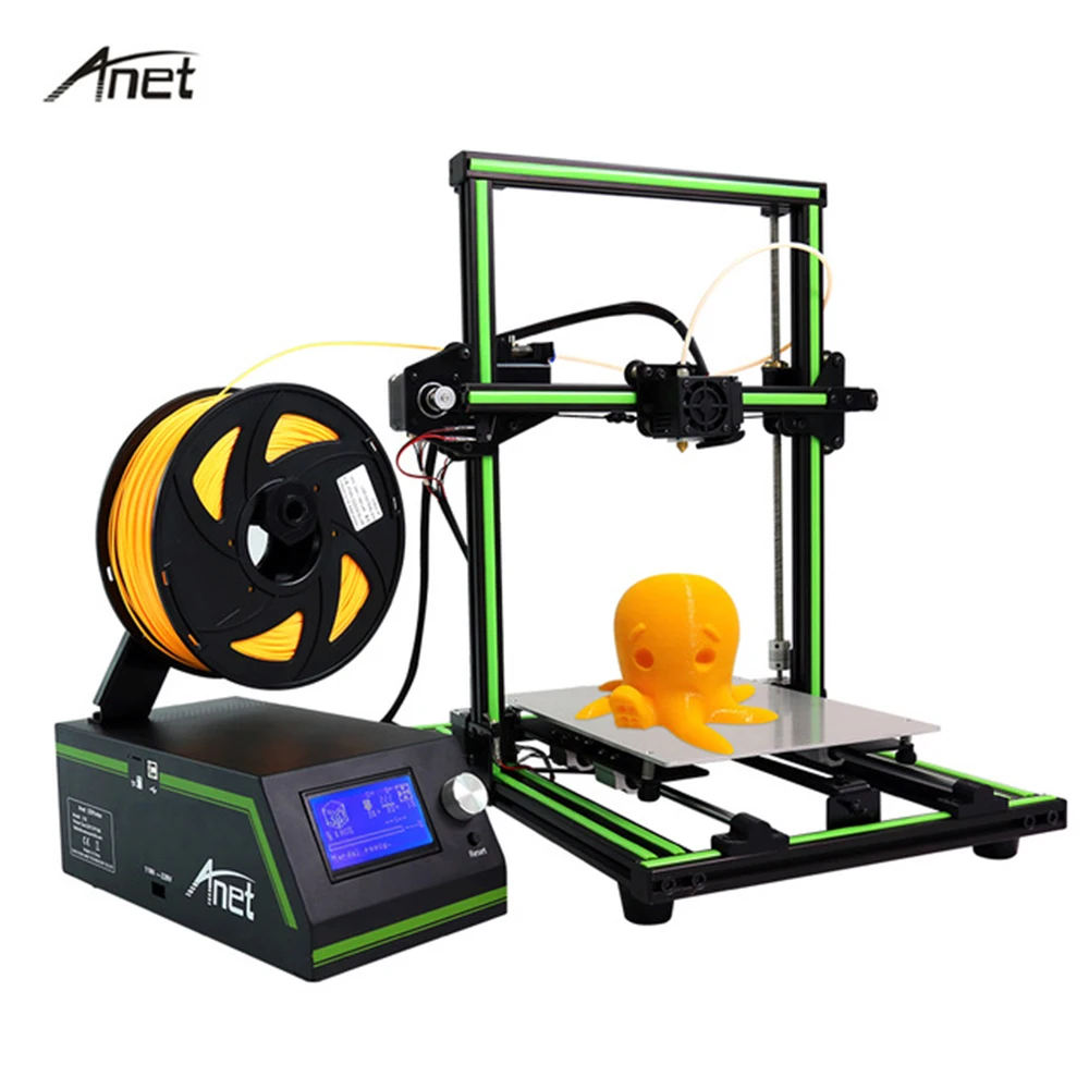 Новые поступления Anet E10 T1 3d принтер большого размера 220*270*300 мм настольный дешевый
