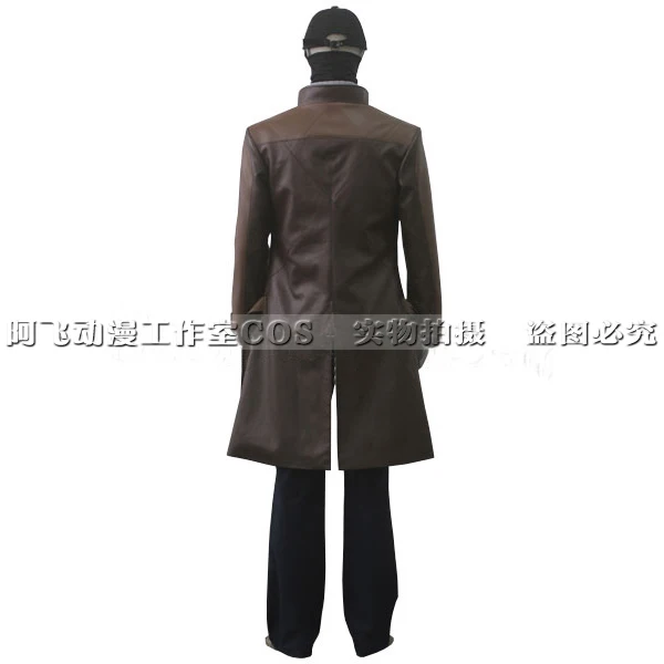 Anime! Watch Dogs Aiden Pearce Trench Coat Uniform Cosplay Costume Customize Halloween Daily Suit For Men Free Shipping | Тематическая