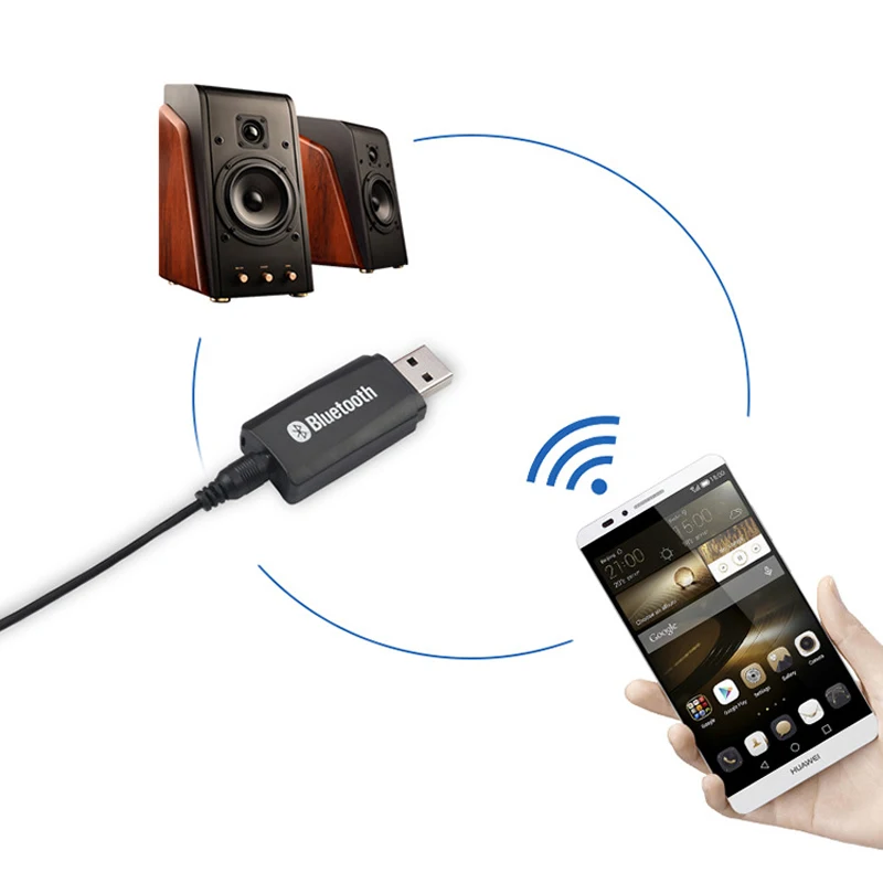 Bluetooth приемник ключ стерео Музыка Аудио беспроводной USB адаптер AUX 3 5 мм разъем для