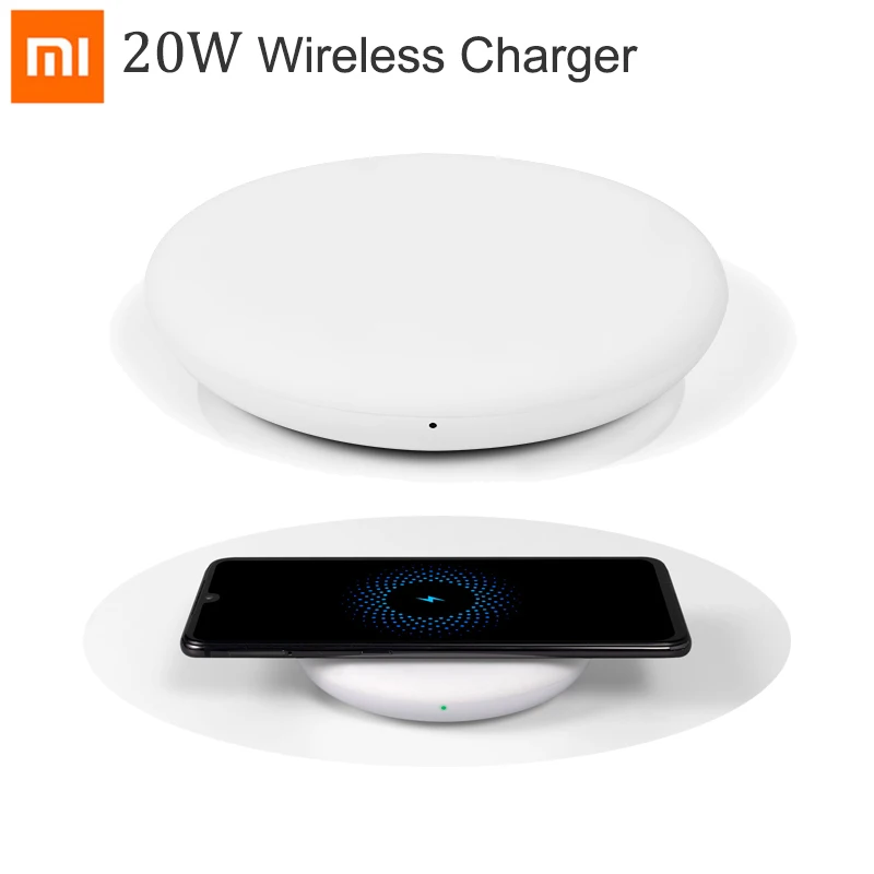 Оригинальное Беспроводное зарядное устройство Xiaomi 20 Вт быстрый мобильный