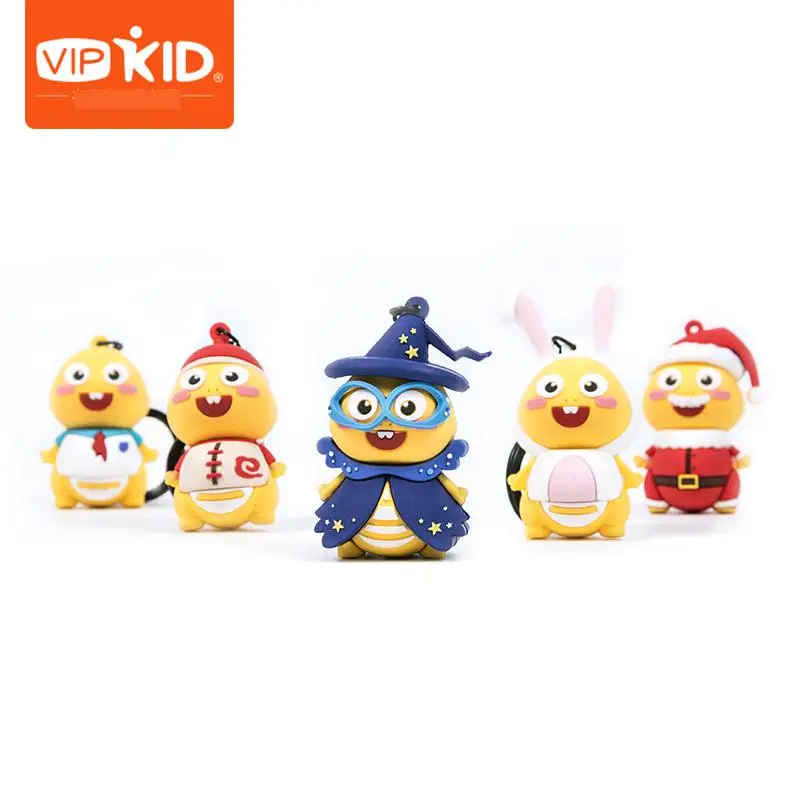 3 d ручная работа ключ еомплект на цепочках VIPKID x Dino содержит пять жизненных