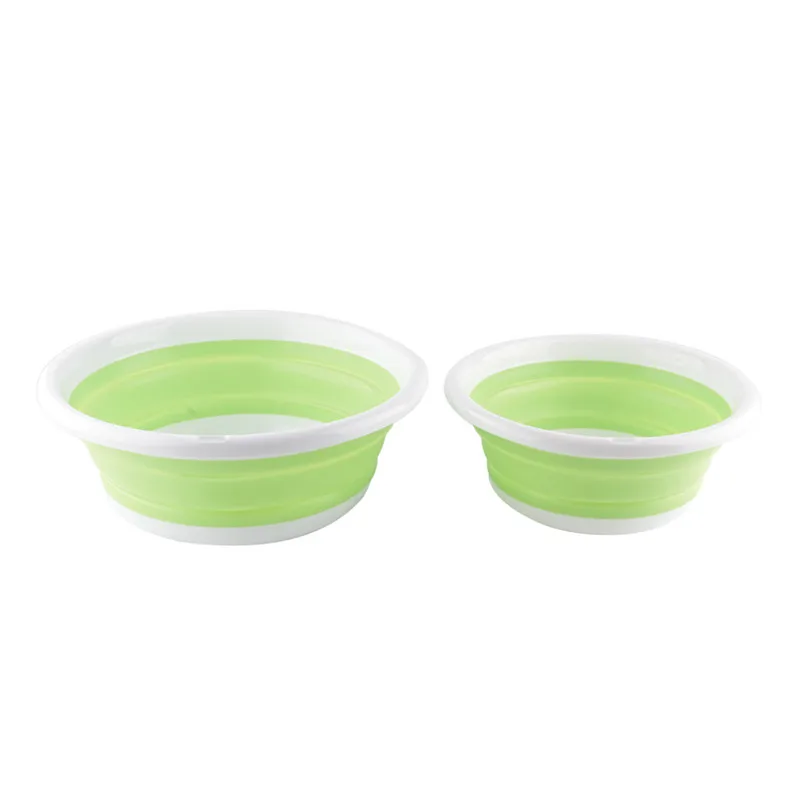 3 цвета пластиковое складное ведро Портативный умывальник складной пищевой