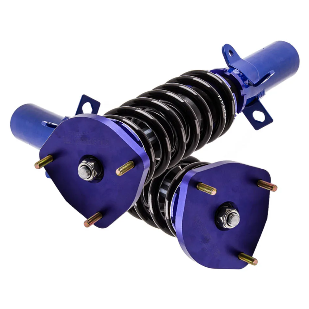 Для Toyota Corolla 1988-1999 Полный coilover подвеска Снижение Наборы синий для E90 E100 E110 ae92-ae111 adj.