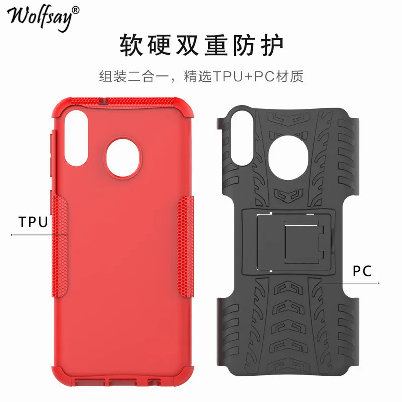 

For Samsung Galaxy M20 Case Shockproof Armor Rubber Hard Phone Case For Samsung Galaxy M20 Back Cover For Samsung M20 M 20 Shell