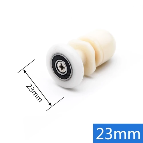 Diameter 23mm 4 шт./лот 19/23/25/27 мм Пластик Стекло подшипник ролики для раздвижных дверей колеса бегун аксессуары для душевой кабины спа Ванная комната - Цвет: Diameter 23mm