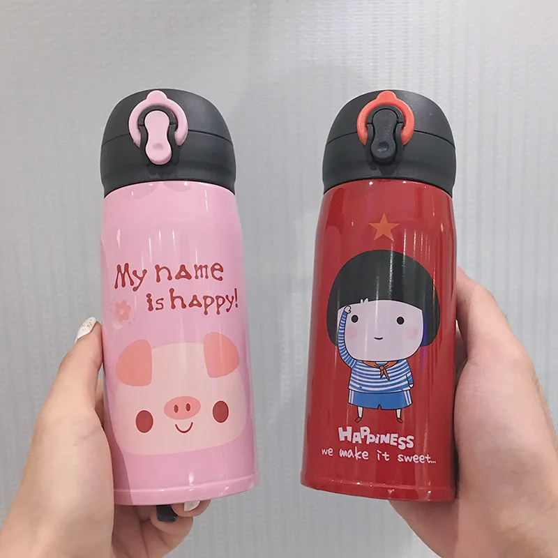 500 350 мл мультфильм милый мини Прыжок Крышка Кружка детская чашка воды