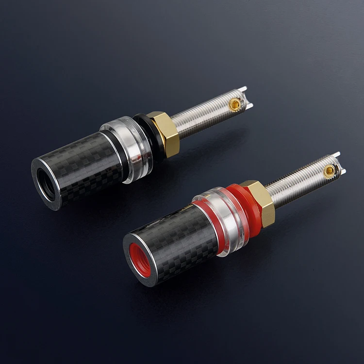 HI End Hifi Viborg 4 шт. из чистой меди с углеродным покрытием и родиевым клемма динамика привязывающая стойка|plug power