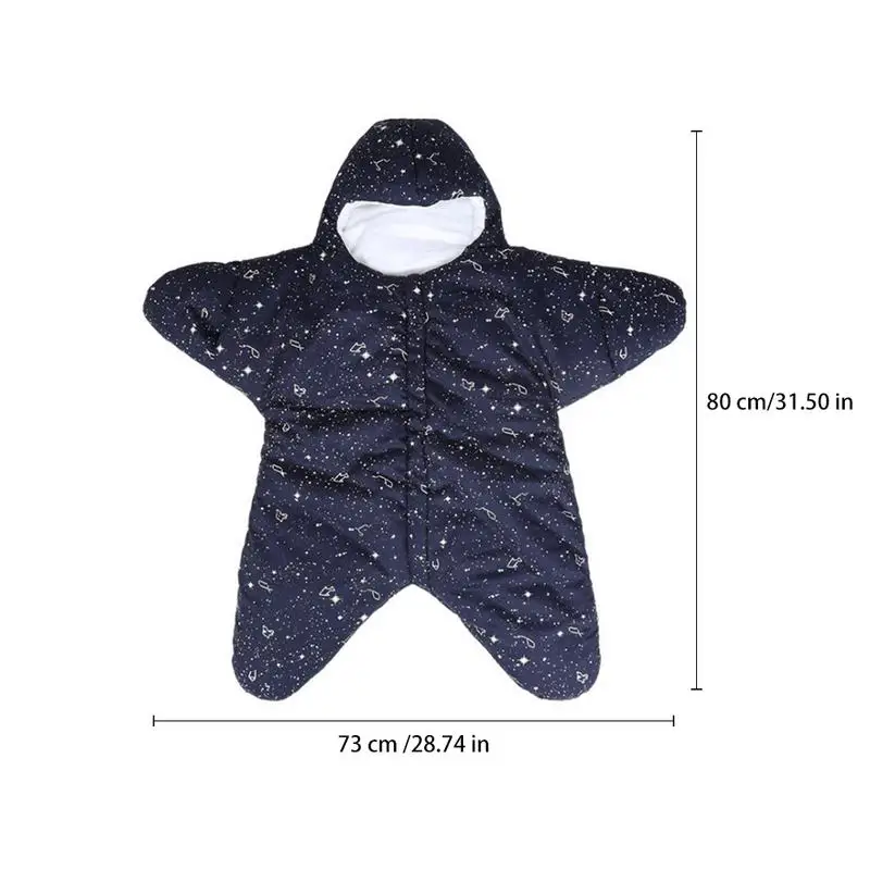 Baby Sleeping Bag Winter Starfish Infant Stroller Sleep Sack Footmuff Wheelchair Envelope for Newborns | Мать и ребенок