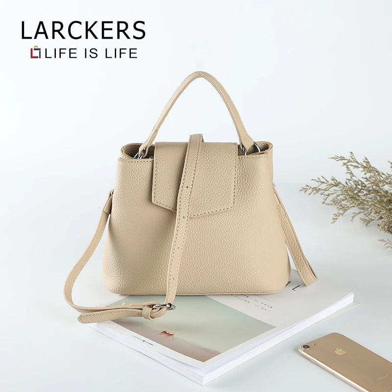 Larckers Брендовые женские Сумки из искусственной кожи Повседневная Сумка-ведро