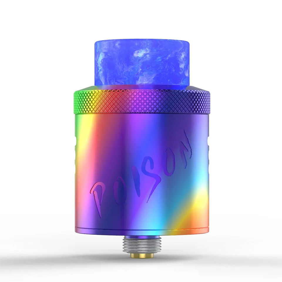 Новейший оригинальный бак Veeape DAMSELFLY Poison RDA диаметром 24 мм с двумя катушками