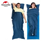 Хлопковый спальный мешок-конверт NatureHike, два светильник мера, 2 цвета, 320 г, 400 г