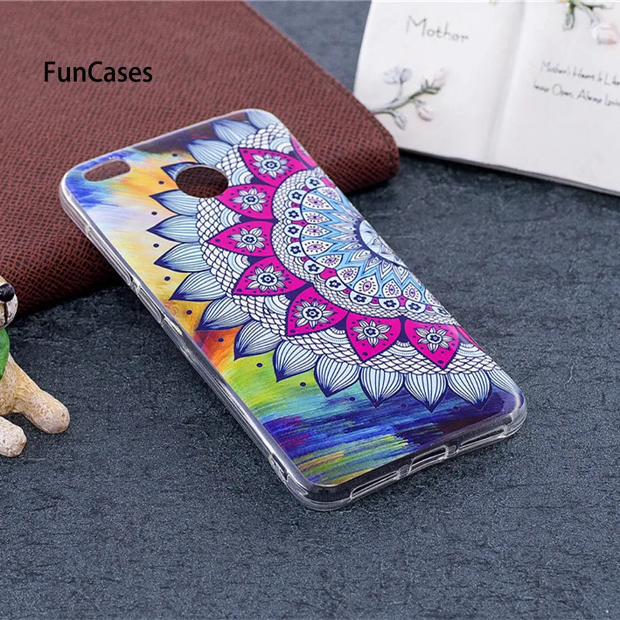 Светящийся чехол для Coque Xiao mi Red 4X/Red 4X милый рисунок единорога Сова череп олень