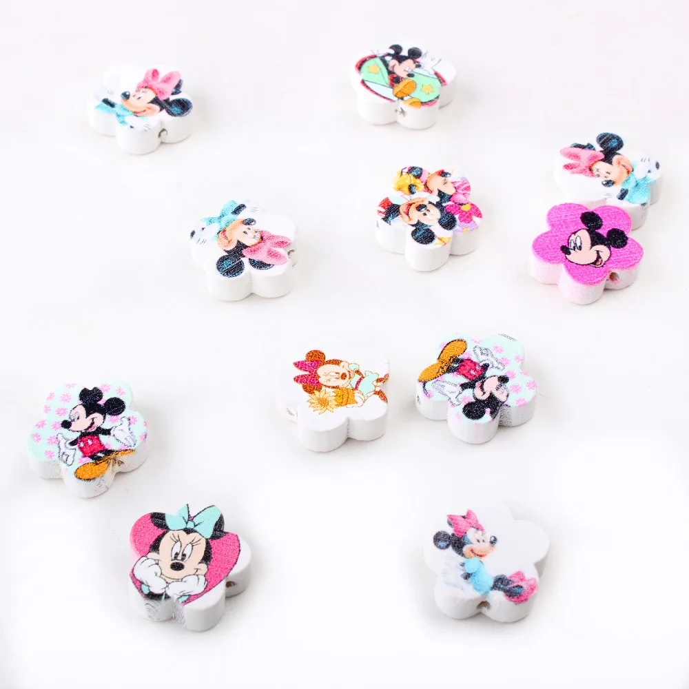 20 шт. 18 мм смешанный мультяшный рисунок цвет сливы Фотофон для детей XP0386 | Дом и