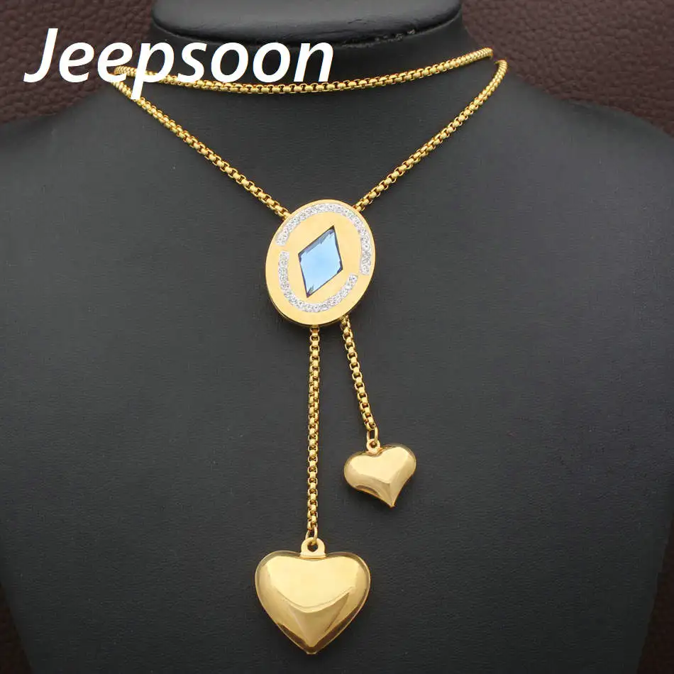 Jeepsoon Высокое качество новейшая мода 800 мм длинное ожерелье свитер кулон и