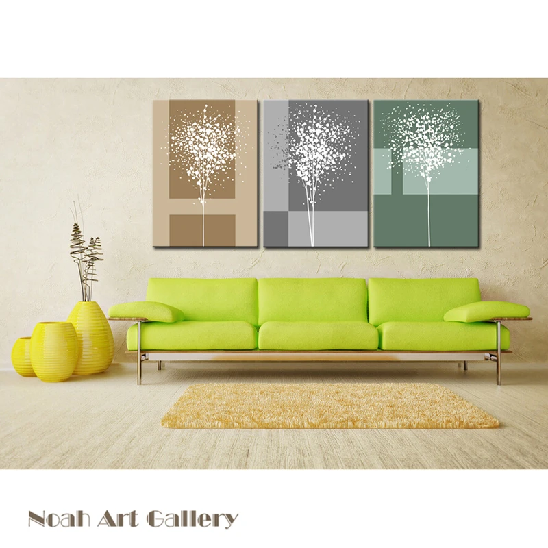 3 Панели/комплект Абстрактная Картина на холсте без рамки | Дом и сад