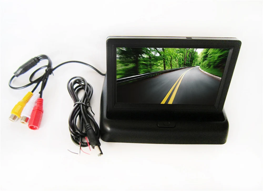 Color CCD Car Rear View Camera for Mitsubishi Lancer Evolution with 4.3 Inch foldable LCD TFT Monitor |