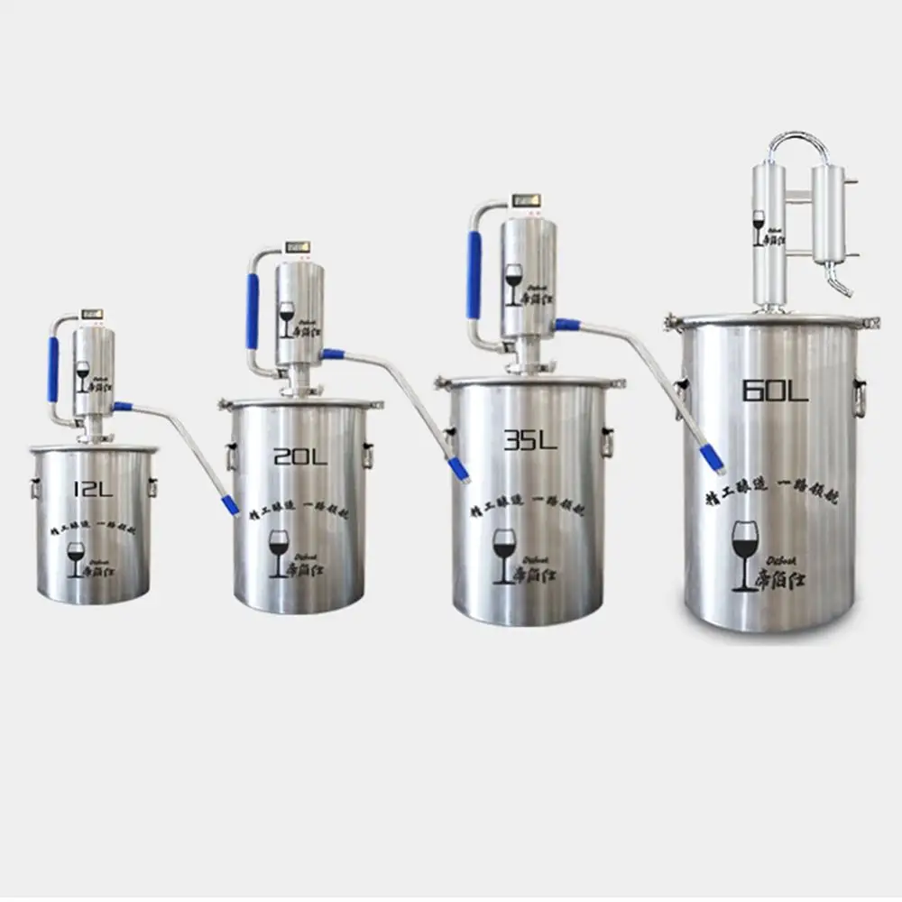 12L/20L/35L/60 Семья небольшой для пивоваренной машины Самогонный аппарат домашнего