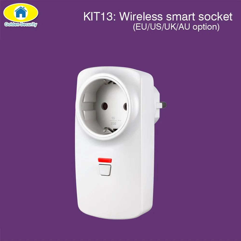 KIT13 Золотой безопасности DIY wifi 3g GSM GPRS беспроводное приложение дистанционное управление домашняя система охранной сигнализации 1080P HD камера EN RU ES PL DE Voice - Цвет: KIT13