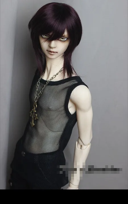 

Крутой готический рок полый сетчатый жилет/рубашка для BJD1/6,1/4 MSD,1/3, SD17, Одежда для куклы дяди CMB57