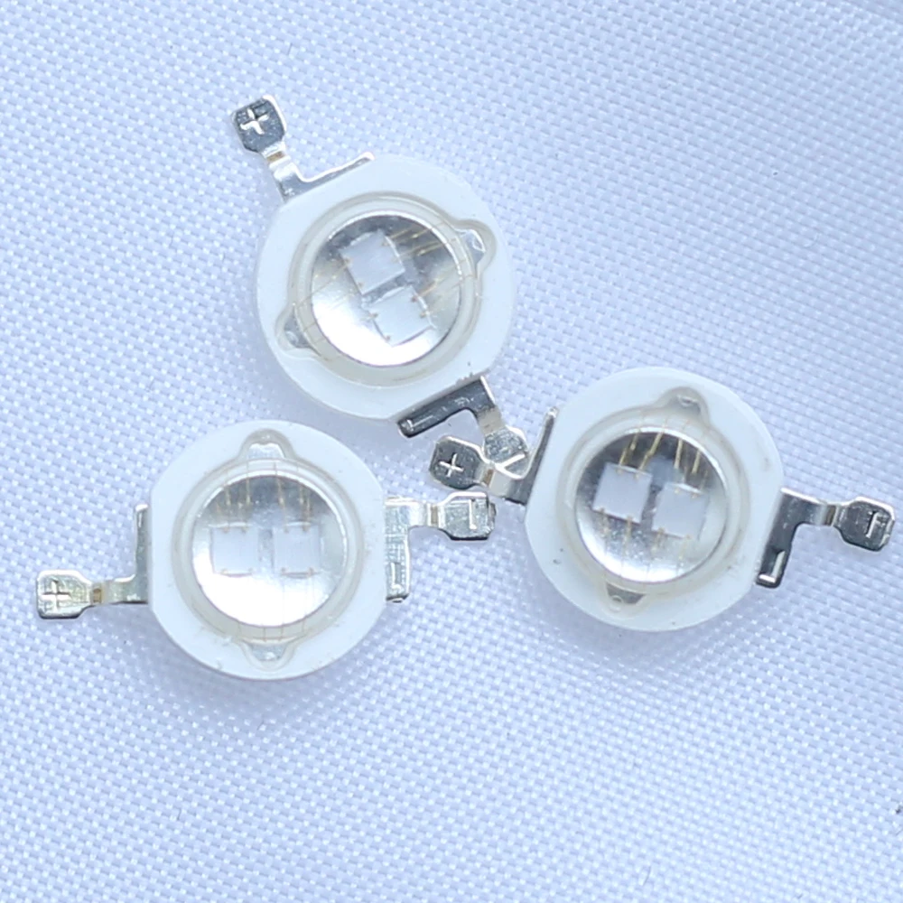 100 шт./лот фиолетовый свет 5 Вт 395nm UV LED чип 1400ma LED|uv led 395nm|led 395nmuv 5w |