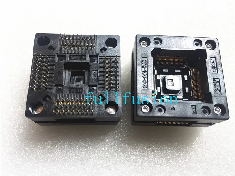 _ QFP100P 0 5 мм Шаг Enplas IC тестовая розетка Размер корпуса 14x14 TQFP100 сжигание в