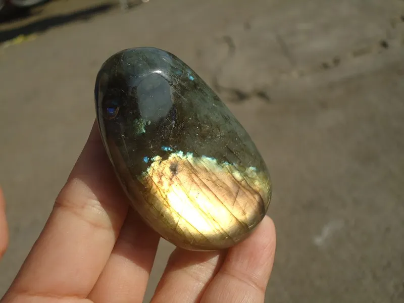 

100g Natural Labradorite Crystal Rough Polished From Madagascar LA1016