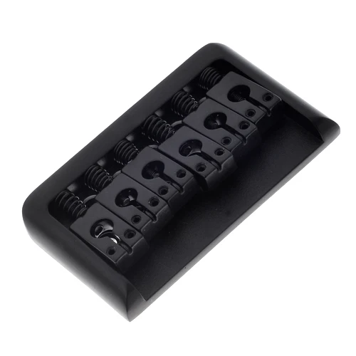 Black Hardtail гитары мост тело через для 6 струн электрических частей - Цвет: Black