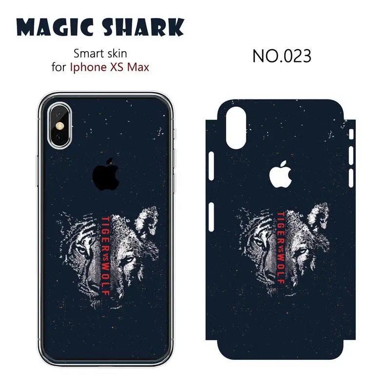 Чехол наклейка для iPhone XS Max 016 038 с изображением черепа тигра из игры престолов и