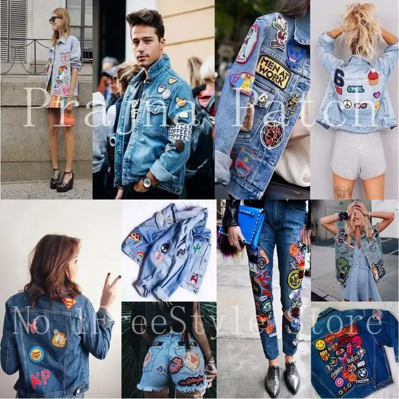 

Prajna Cartoon Dinosaur Sequined Patches Jurassic Park Cartoon Style Iron On Patches For Clothing Accessories On Kid T-shirt DIY