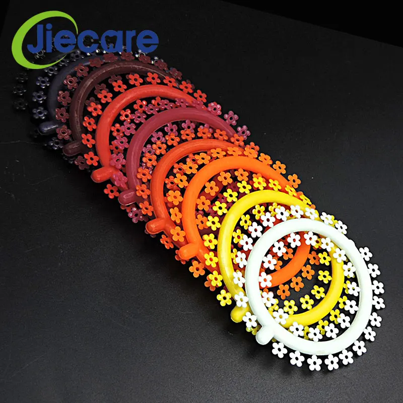 25PCS/Bag Hot Sale Dental Circular Orthodontic Cartoon Ligature Ties Flower Multi-colored Dentist Products | Красота и здоровье