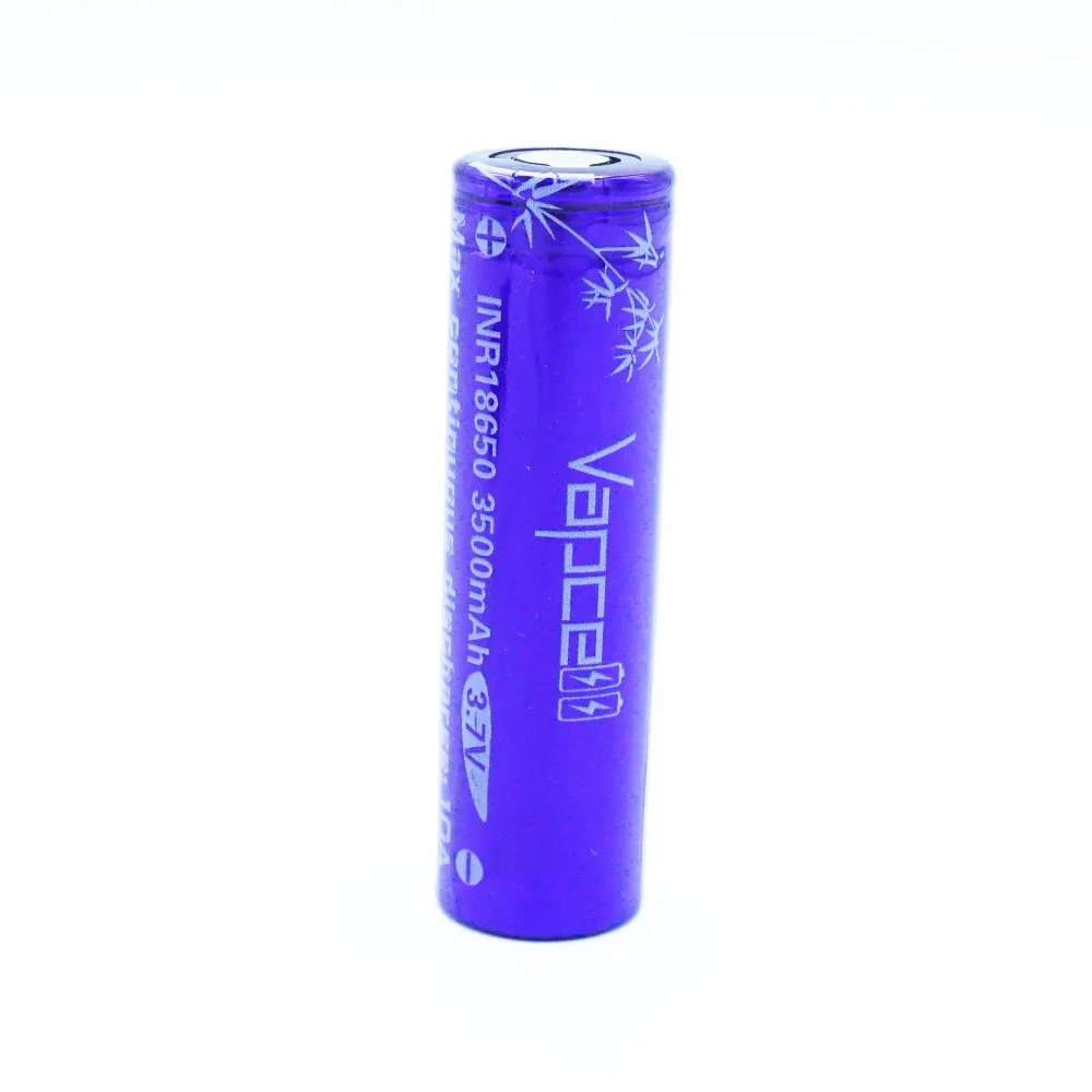 Бесплатная доставка 4 шт. батарея VAPCELL 18650 3500 мАч 10 А литиевый аккумулятор 3 7 в