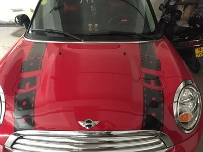 Декоративная наклейка на автомобильный капот в виде ремня для Mini Cooper R50 R52 R53 R55 R56