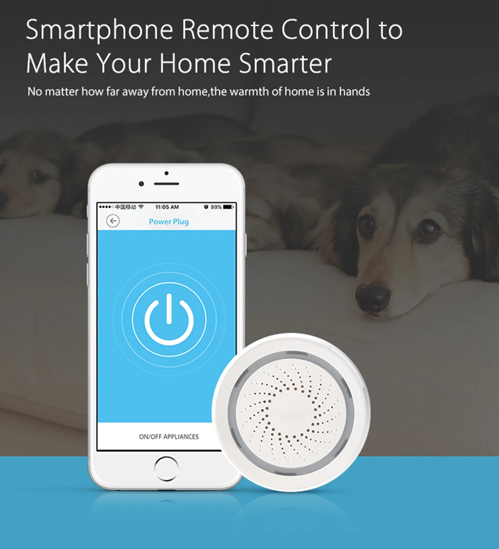Работает с Amazon Google Home Assistant IFTTT Tuya беспроводной WiFi сирена датчик температуры и влажности