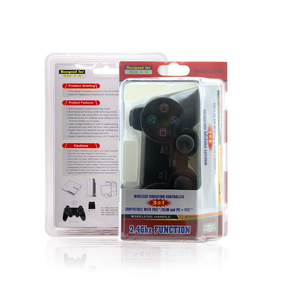 2018 Новый беспроводной контроллер 3 в 1 2 4G геймпад для PS2 PS3 PC/совместим с Windows