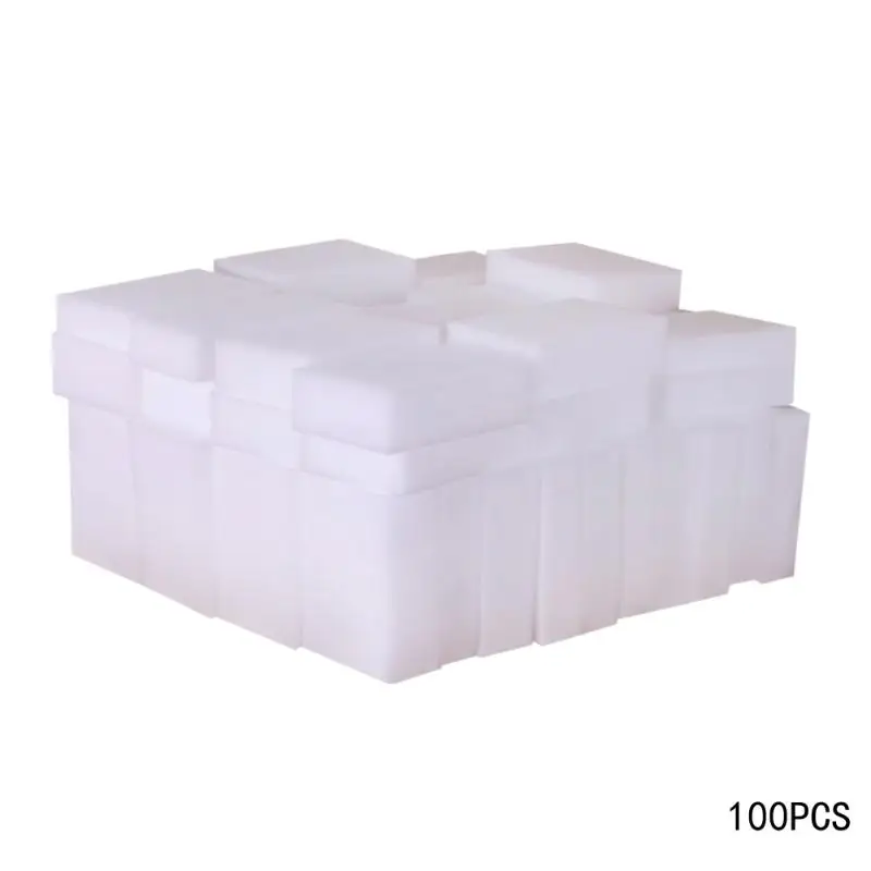 100pcs 20/50/100/200 шт многофункциональная волшебная губка очиститель ластика меламина железные мочалки для Bowl очистки Кухня очиститель - Цвет: 100pcs