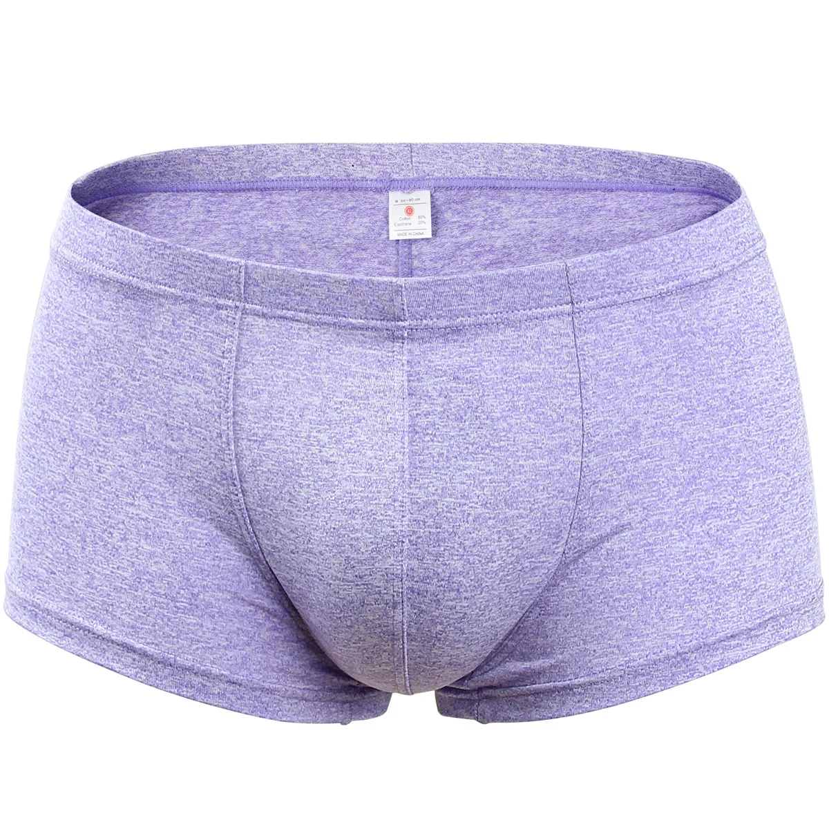 purple Мужские сексуальные дышащие мужские трусы-боксеры, Классические мягкие мужские трусы,, хлопковое нижнее белье, боксеры, шорты - Цвет: purple
