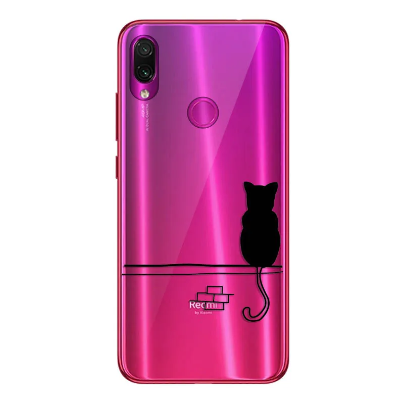 Geruide 6.3 For xiaomi redmi note 7 Case Cover, Printed Soft Silicon TPU Back Cover Case For xiaomi redmi note 7 pro Phone Cases